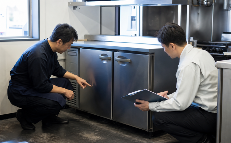 業務用コールドテーブルを売る前に確認する型番・温度・電源・搬出経路